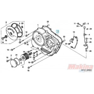 11394MY2623  Φλάντζα Συμπλέκτη Honda FMX-650 NX-650 Dominator