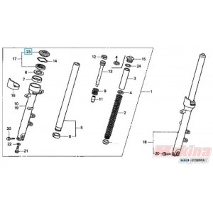 91254MM8003  Dust Seal Honda CBF-600 CB-600 Hornet 