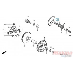 28250KPL840  Spindle Comp. Kick Starter Honda SCV-100 Lead 