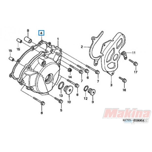 Caltric Stator Gasket For Honda – Replaces 11395-MN1-700, 11395-MK2-000, 11395-MG2-010, 11395-MG2-000