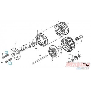 22401ML3SET2  Clutch Springs Set Honda CR-500