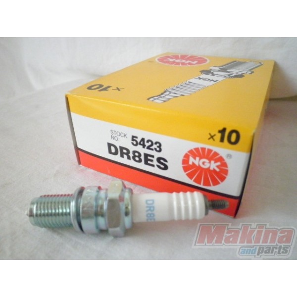 NGK DR8ES-L Spark Plug For Honda ATC 200M 1984-1985 - Resistor Type