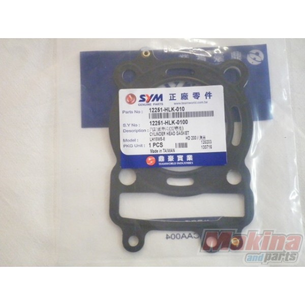 Kit Riparazione Scooter Sym Set Guarnizioni Testata MFzKAw Per Scooter Sym HD200 - Compatibile Joyride, Trackrunner, LXR 200 Guarnizioni Testata HD200