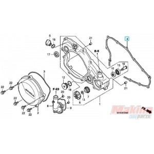 11394MENA30  Clutch Cover Gasket Honda CRF-450R '09