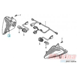 33405KEY900  Winker Front Right Honda FES-250 Foresight '00-'01