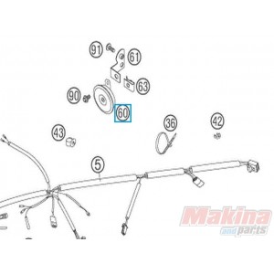 50311060200  Κόρνα 12V KTM EXC '08-'14 