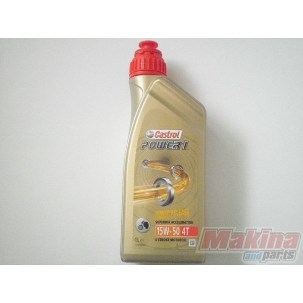 Castrol Power 1 15W-50 3L Synthetic Oil + Oil Filter For BMW F 650 GS (2001-2003)