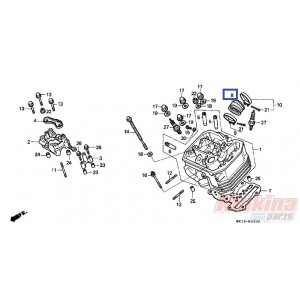 16211MN8750  Insulator Carburetor Honda XRV-750 '90-'92