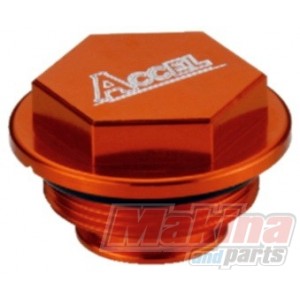 AC-RBC-04 ACCEL Brake Reservoir Cover Orange KTM EXC-SX-SMR