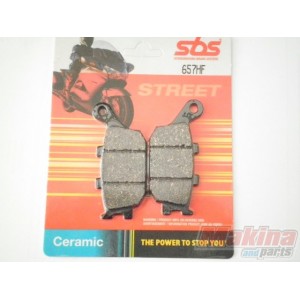 657HF  SBS Rear Brake Pads Yamaha YZF-R6 R1 Fazer