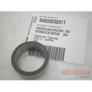 54833032011  Spacer Sleeve Drive End KTM EXC-250/300 '04-'16