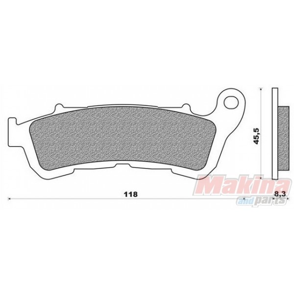 FDB2196ST FERODO Front Brake Pads Honda CBF 1000 XL 1000V 