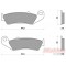 AX35-125  ARTRAX Front Brake Pads Honda CRM-250/XR-250/XR-600