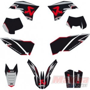 78008190500  KTM Sticker Set Akrapovic 