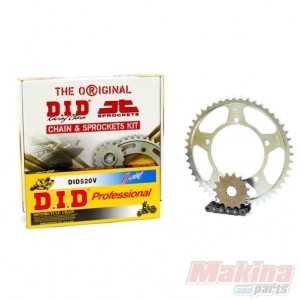 DIDAX1V   D.I.D Drive Chain Set Honda AX-1 250