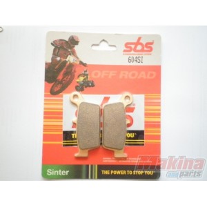 604SI  SBS Τακάκια Οπίσθια Honda XR250-400-600 CR125-250