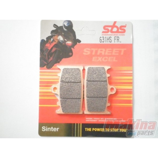 SBS RS Sinter Racing Front Pads Suitable for Suzuki GSX-R400 GK76A 1991