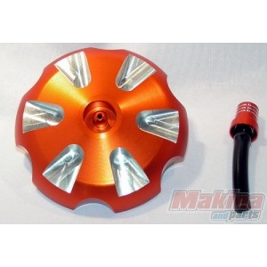 GTC-13  ACCEL Gas Tank Cap Aluminium Orange KTM SX & SXF '13-'19