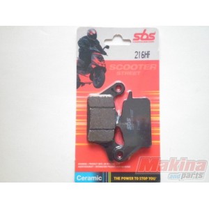 216HF  SBS Front Disc Pads Honda AFS-110i Wave