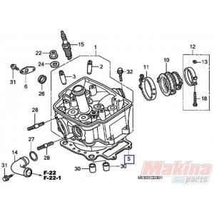 12251MEY671 Φλάντζα Εκρήξεως Honda CRF-450R '07-'08