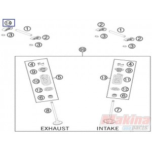 77736060000  Κοκοράκι Αποσυμπιεστή KTM EXC-F 250 '14-'16 SX-F 250 '13-'15