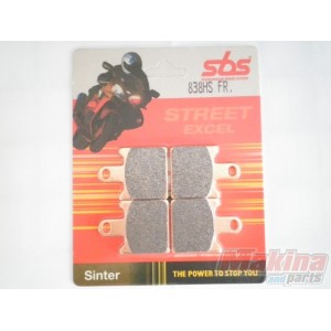 838HS  SBS Front Brake Pads Kawasaki ZZR-1400 '06-'16