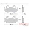 174MS  SBS Rear Brake Pads Suzuki AN-400 Burgman '01-'06