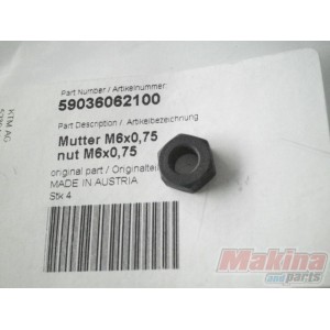 59036062100  Nut For Adjustment Screw KTM EXC 4T '00-'07 SX 4T '00-'06