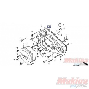 S410210008094  Athena Clutch Cover Gasket Honda CRF-250R '04-'09 CRF-250X '04-'13