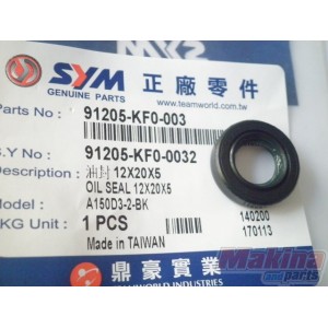 91205KF0003  Water Pump Seal SYM Citycom-300i GTS-250-300 HD-125-200