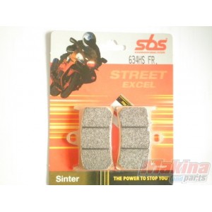 634HS  SBS Front Brake Pads Yamaha TDM900 FZ6 YZFR1 YZFR6 XJR1300 FJR1300