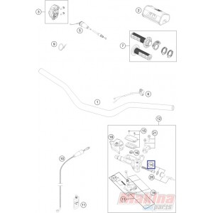 79202032044  Σετ Επισκευής Τρόμπας Συμπλέκτη 9,0mm  KTM SXF-250-350 '16-'18