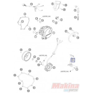 77339034000  Μάτι Βολάν KTM EXC-400-450-530 '08-'11