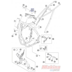 77303513000  Βάση Μοτέρ KTM SX-F 450 '11-'12