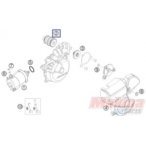 55140026400  Κόμπλερ Μίζας KTM EXC-250-300 '15-'16