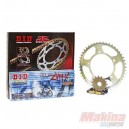 DIDZVMGGSXR13002 D.I.D ZVM-X Gold Drive Chain Set Suzuki GSXR-1300 Hayabusa '08-'18