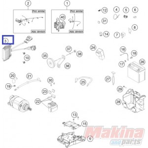 78111034000  Voltage Regulator KTM EXC-F 250-350 '12-'16