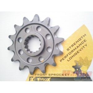 FS33082-14    Pro-X Front Sprocket 14t. Suzuki RM-250 '88-'12   DRZ-400