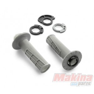 79002923100  KTM Grip Set Lock-On Opened Grey SX-F EXC-F '16-'19