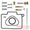 55-10125  PROX Carburetor Rebuild Kit Suzuki RM-125 '01