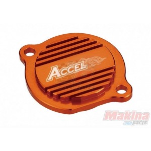 OFC-01-OR   ACCEL Oil Filter Cover Orange KTM EXC '03-'13 LC8 '03-'06