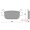 SFA415  EBC Rear Brake Pads Honda SH-150i-300i NSS-250 Forza 