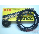 DID525VXGB990  D.I.D VX3 Gold Drive Chain Set 16-42 KTM ADV-950-990-1190