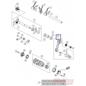 75034031000  Πετάλ Ταχυτήτων KTM Duke-690  Enduro-690