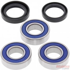 25-1202   All Balls Racing Rear Wheel Bearings & Seals Kit Honda CR-125/250 '90-'99