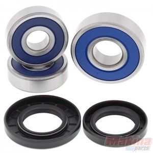 25-1468   All Balls Racing Rear Wheel Bearings & Seals Kit Honda CB-600F Hornet '98-'06