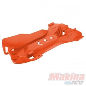 8468800002   KTM Skid Plate Plastic Orange  EXC-250/300 '06-'16