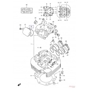 933B09012  Centauro Φλάντζα Καπακιού Βαλβίδων Suzuki XF-650 Freewind