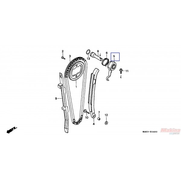 thumbnail image 2 of Cylinder Top End Gasket Set – For Honda FMX, FX, NX, SLR 650 & XR 650L – NE-BRAND 2 of 5