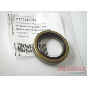 0760253570   Crankshaft Seal 25x35x7BTSL  KTM EXC-250-300 